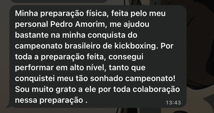 Depoimento do Tony, campeão brasileiro de kickboxing sub-15
